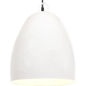 VidaXL Hanglamp industrieel rond 25 W E27 42 cm wit