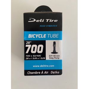 Deli Tire binnenband dv17 28 inch 28x1 5/8x1 3/8 37/42-622 45 mm