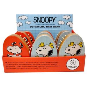 Peanuts Snoopy & Woodstock Bamboe Haarborstel