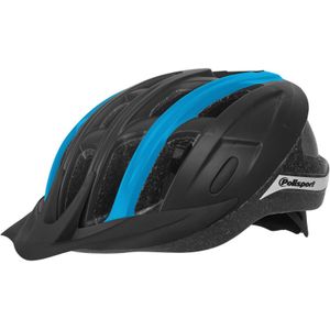 PolispGoudt Ride In helm. maat: M (54/58 cm), kleur: zwart/Blauww mat