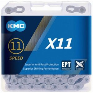 KMC X11 EPT Fietsketting - 118 schakels - Grijs