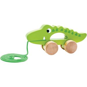 Tooky toy Krokodil Houten Trekfiguur 18 maanden Groen
