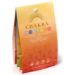 Set van 4 Chakra Badpoeder zakjes
