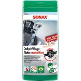 SONAX - Kunststofonderhoudsdoek Mat - Box - Vochtige Doekjes - Voor Kunststof Hout en Rubber
