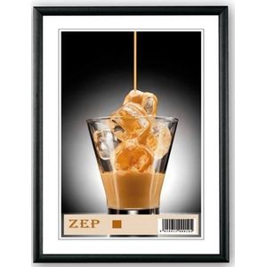 ZEP - Aluminium Foto Frame Ombretta Zwart Voor Foto 13x18 cm - AL1B2