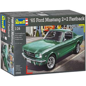 1:24 Revell 07065 1965 Ford Mustang 2+2 Fastback Plastic Modelbouwpakket