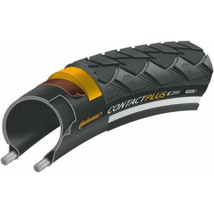 Continental Fietsband Contact Plus Reflectie Zwart 26x1.75 Stadsfiets Draadband