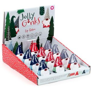 Kerstmis Gnoom Jolly Gonk Lipbalsem Houder