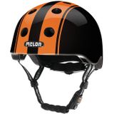 Melon Helm Urban Active Double Orange Black glossy M-L