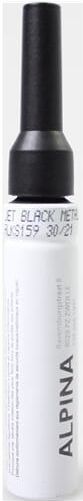 Alpina lakstift jet black metallic matt