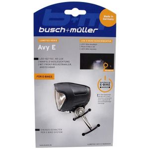 Busch + muller koplamp lumotec iq avy dc e-bike 40 lux blister