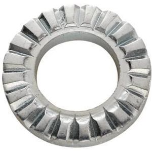 Fix-Nippel Plaatje fix-nip.washer knurled flat 19x9,5x3 zinc