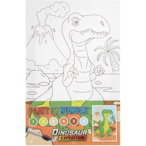 Creative Craft Group Dino schilderen op nummer verfset