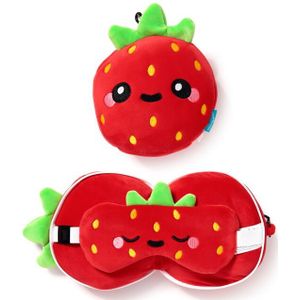 Relaxeazzz Elidi de Aardbei Foodiemals Reiskussen & Slaapmasker