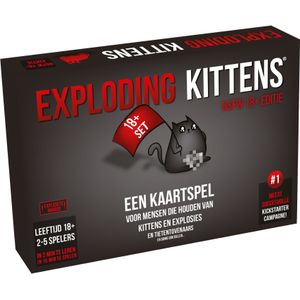 Exploding Kittens NSFW (NL versie) - Het meest succesvolle Kickstarter project ooit! Leeftijd 18+, 2-5 spelers
