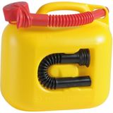 Hünersdorff jerrycan "premium (un) gasoline canister 5l yell plastic, un
