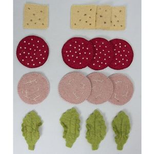 Papoose Toys Sandwich Toppings/16pc