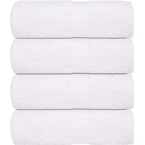 VidaXL Gastendoekjes 4 st 30x50 cm 360 g/m² 100% katoen wit