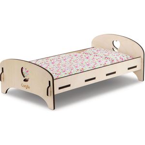 Corolle - houten poppenbed floral