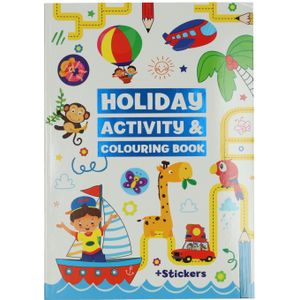 Wins Holland Vakantie kleur- en activiteitenboek met stickers