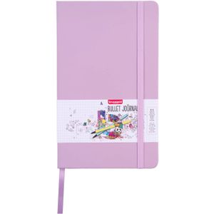 Bruynzeel bullet journal lila, 13x21cm, 140 g/m 64 vellen