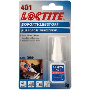 LOCTITE universele lijm "401" second adhesive 401 tube 5 gr
