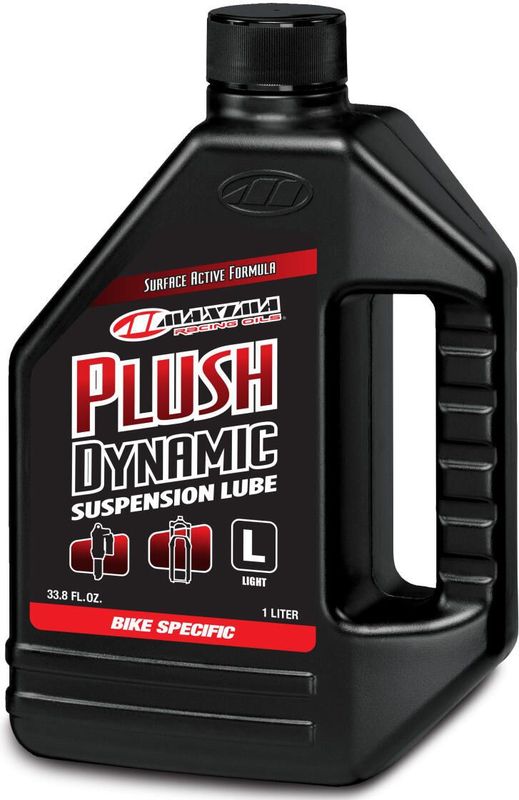 MAXIMA RACING OILS voorvork-olie "plush dynamic lube". chassis oil maxima 1l plu