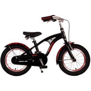 Volare Miracle Cruiser Kinderfiets - Jongens - 14 inch - Mat Zwart - Prime