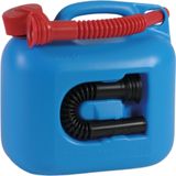 Hünersdorff jerrycan "premium (un) gasoline canister 5l blue plastic, un