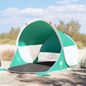 vidaXL - Strandtent - pop-up - waterdicht - zeegroen