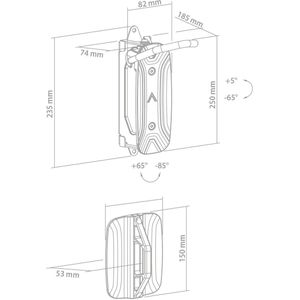 CONTEC "smart" presentatie-haken ct wall presenter smart black
