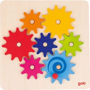 Goki Tandwiel Puzzel - 8dlg | Geschikt voor alle leeftijden en spelers