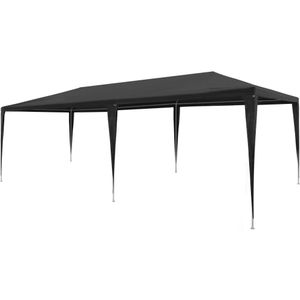 vidaXL - Partytent - 3x6 - m - PE - antraciet