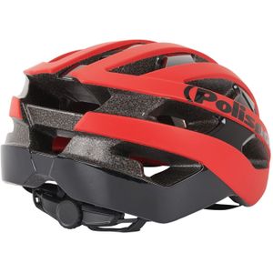 PolispGoudt light pro fietshelm m 52-58cm mat rood/zwart