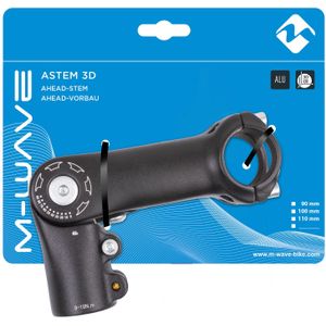 M-Wave Stuurpen verstelbaar ST-C2.1 110mm ahead 1 1/8" ø31.8mm zwart