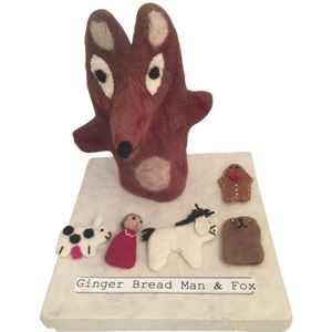 Papoose Toys StoryPuppet GingerbreadmanFox
