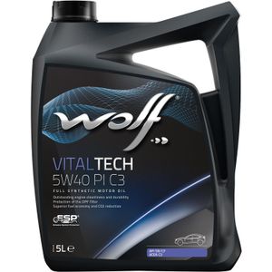 Wolf motorolie "vitaltech pi c3". motoroil 5w40 5l vitaltech pi c3