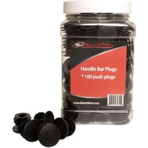 LIZARD SKINS stuurdop zwart pot 100 stuks