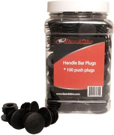 LIZARD SKINS stuurdop zwart pot 100 stuks