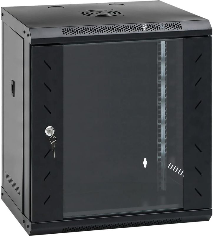 VidaXL Netwerkkast wandgemonteerd 12u 19" ip20 53x40x60 cm