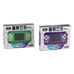108 Games in 1 - Game Console - Kleurenscherm - Groen en Paars Assorti