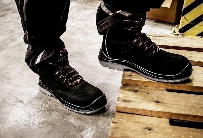 NITRAS SAFETY Nitras hoge werkschoen "micro step ii" safety boots gr. 45 nitras