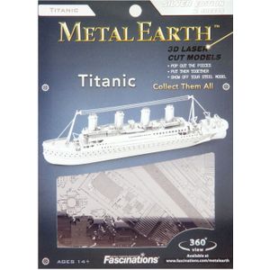 Eureka metal earth titanic ship zilver editie