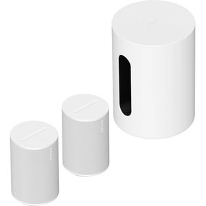 Sonos Uitbreidingsset - Sub Mini + Era 100 - 2 Pack - Wit