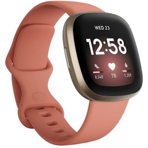 Fitbit Versa 3 - Smartwatch en Activiteitstracker met GPS - Zalmroze