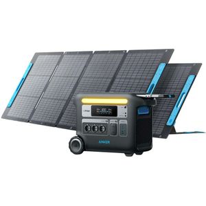 Anker Solargenerator 767 (PowerHouse 2048 Wh met 2*200 W Zonnepaneel) - zwart