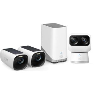 eufyCam 3 Kit - 2x Camera met HomeBase + Indoor Cam S350