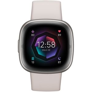 Fitbit Sense 2 -Smartwatch en Fitnesstracker met GPS - Gebroken Wit