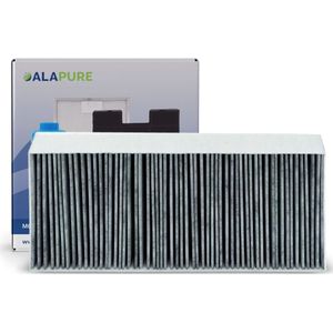 Alapure CleanAir Aktivkohlefilter geschikt voor Siemens 11018621 / AA210110 / LZ46810 / 11034172 / 11010506