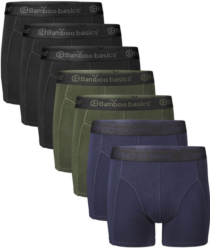 Boxershorts Rico (7-pack) - Navy, Army&Zwart